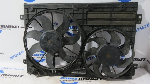 Passat B6 вентиляторы охлаждения в сборе с диффузором